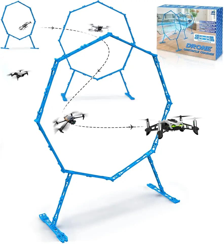 Mini RC Drohne Hindernisvermeidung Training Spielzeug für Kinder Renntore Drohne Helikopter Wettkampf Übungsstrecke Zubehör Geschenke für 3-10 Jahre Mädchen Junge Geburtstag Kinderspielzeug