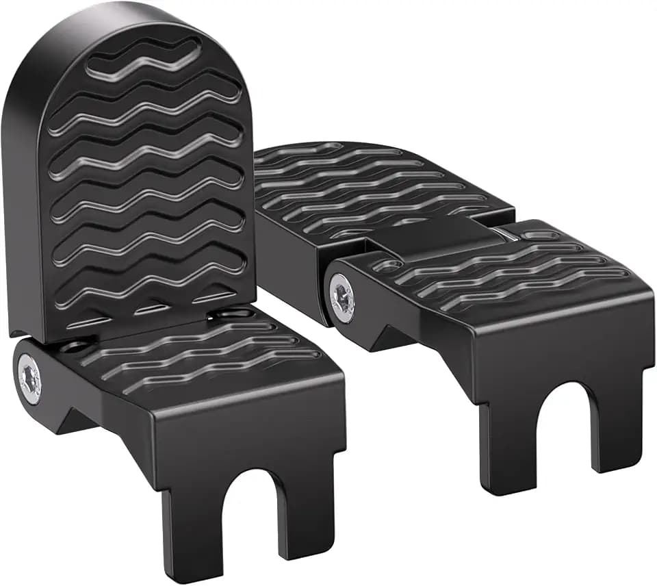 TOBWOLF U Slot Bike Rear Pedals, Aluminium Alloy Non Slip Foot Pegs