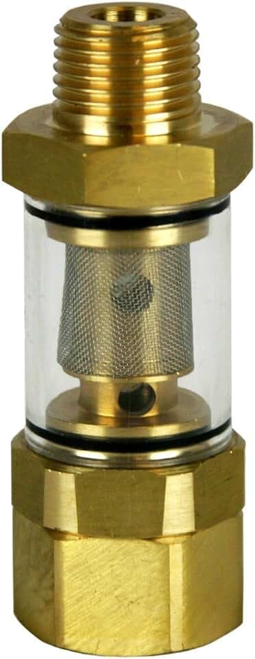 BE Pressure Washer 85.300.054 Max 8.0 GPM Water Inlet Filter 1/2 MPT x 3/4 FGH