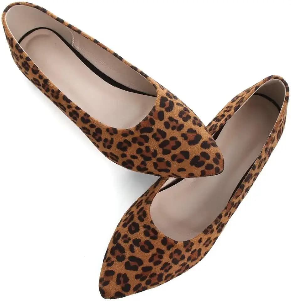 Stunner Women's Pointed Toe Ballet Flats Solid Casual Slip On Shoes