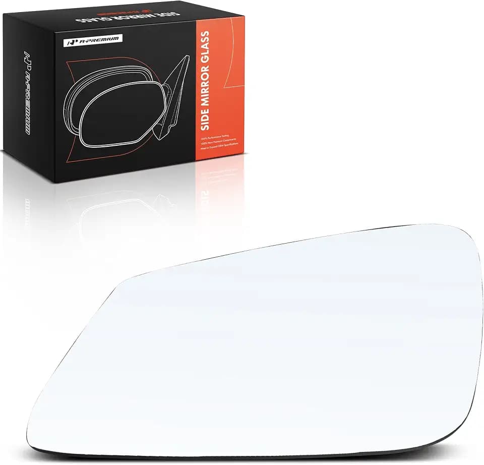 A-Premium Left Driver Side Heated Power Mirror Glass Compatible with BMW