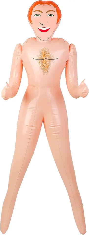 Ginger John Inflatable Blow-Up Doll – 150cm Redhead Hunk | Gag Gift & Prank Gift for Bachelorette Parties, Bridal Showers, Photo Booth Fun, Bachelor Party Accessory