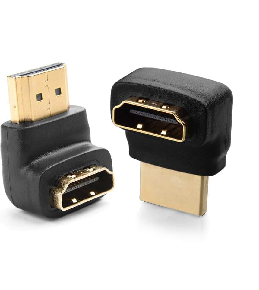 Cable Matters HDMI-Winkeladapter-Kombipack, 90/270 Grad, 4K, HDR