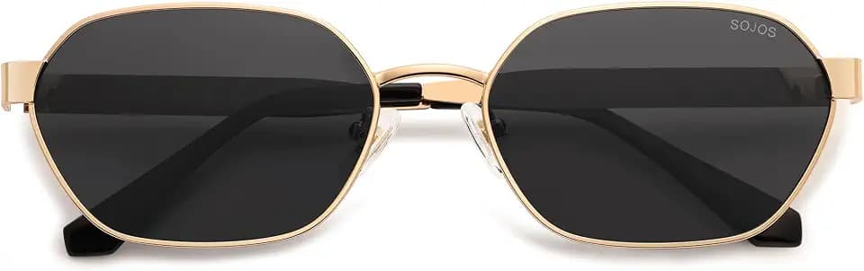 SOJOS Trendy Polarized Hexagon Sunglasses Womens Mens SJ1238