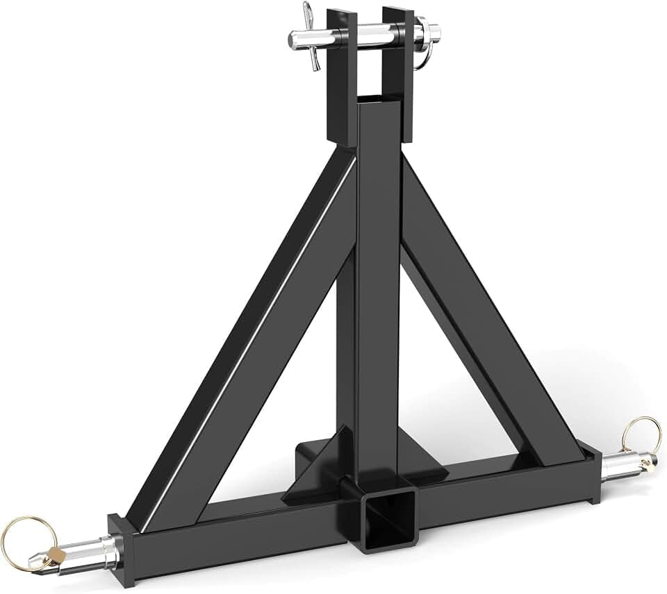 YINTATECH 3 Point 2" Receiver Hitch Category 1 Tractor Adapter