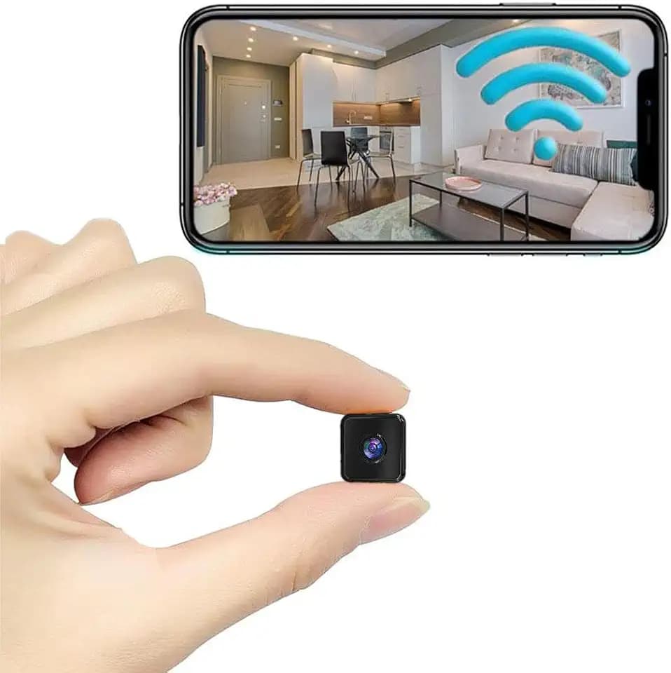 Spy Small Indoor Outdoor Camera Security Wireless Home Cameras Mini WiFi Pet Camaras,2026 1296P Tiny Nanny Cam,Wide Angle,Night Vision Home Indoor Outdoor Camara,No Need WiFi Cams For House Security