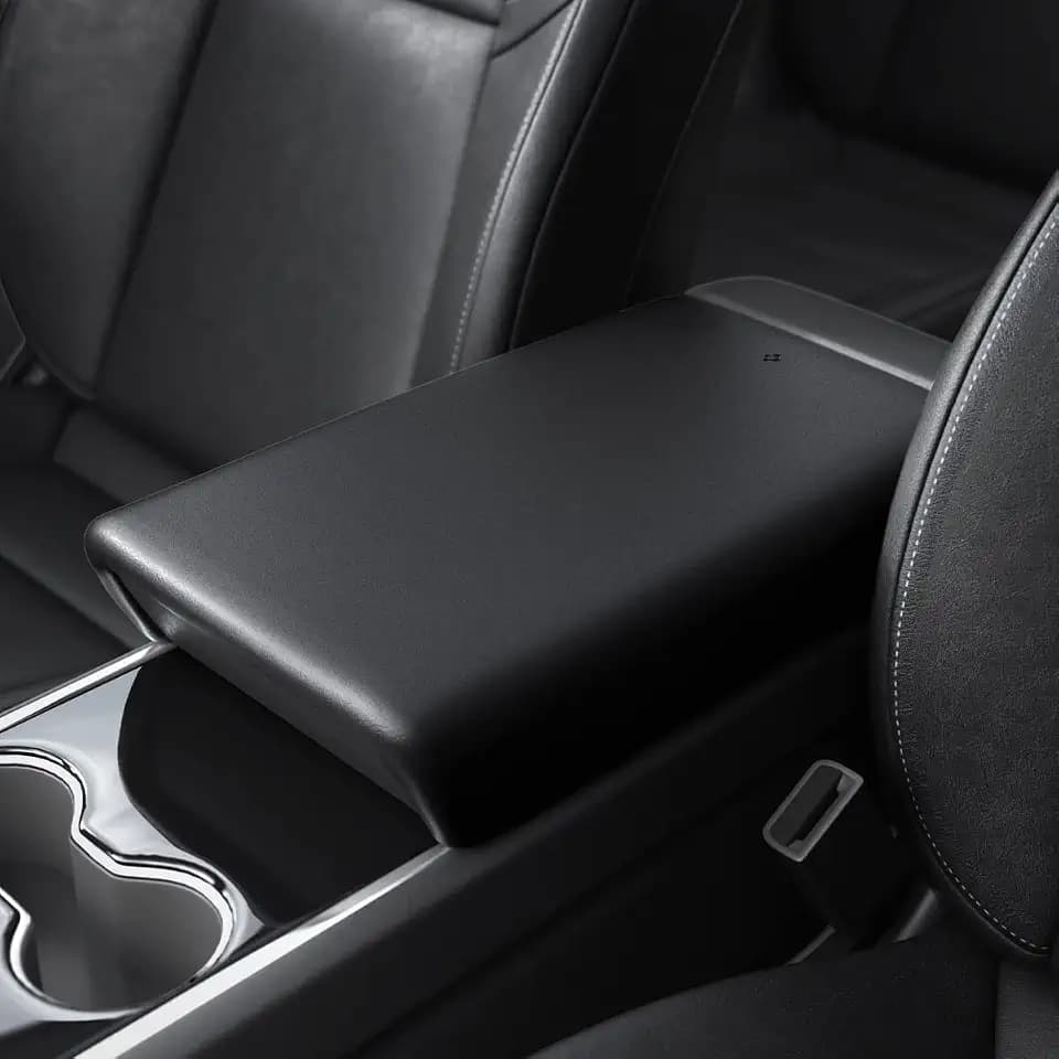 Spigen Center Console Armrest Cover for Legacy Tesla Model Y & 3 - Black