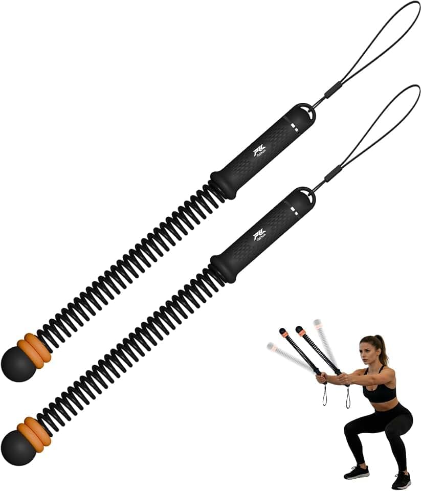 Cordless Battle Ropes, Adjustable Weighted Resistance, Quiet Ropeless HIIT