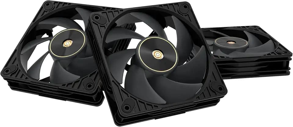 ASUS ProArt PF120 3-Pack 120mm PWM Fans, 3000RPM, High Airflow/Static Pressure, Daisy-Chain, Comes with Fan Controller