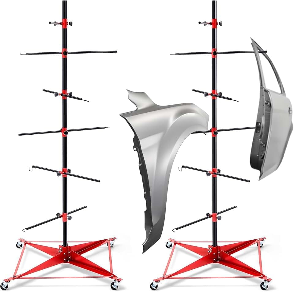 DaisyInner 70.87" Panel Tree Paint Stand Adjustable Center Post Hang