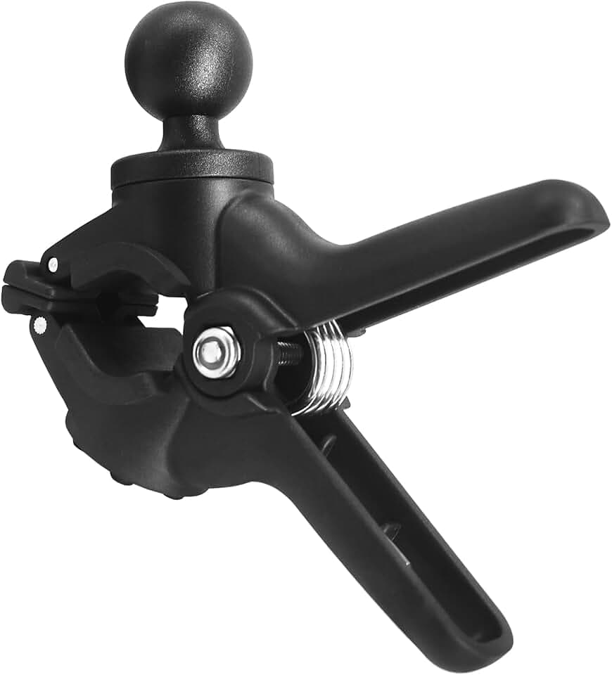 Quick Clamp Mount, 1" B Size Ball for 0.87"-1.57" Rails & Tables