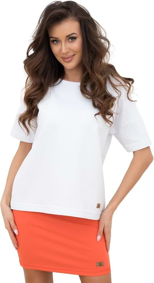 Italian Fashion Bleistiftrock Damen Knielang und Minirock | Kurzer Rock mit Hohe Taille | Business-Stil Rock Eng aus Baumwolle | Schlanker Damen Röcke für Alltag und Büro S-XXL
