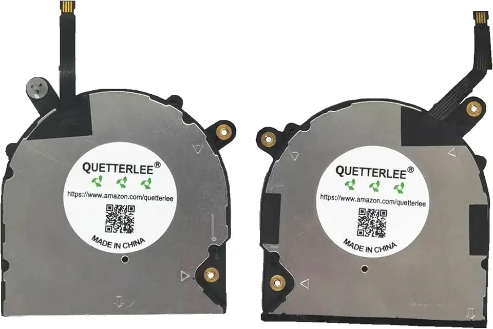 Replacement New Laptop CPU + GPU Cooling Fan for DELL 2-in-1 XPS 7390 Series 0VDFK8 ND55C69-19M05 ND55C43-18M14 EG50030S1-C170-S9A EG50030S1-C180-S9A DC5V 0.5A Fan