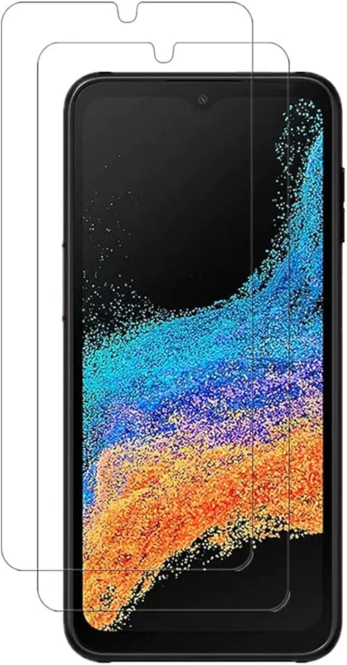 for Samsung Galaxy XCover6 Pro Glass Screen Protector, [2 Pcs] High-Defintion Clear Scratch-Resistant Easy Installation Screen Tempered Glass for Samsung G736 Galaxy XCover6 Pro