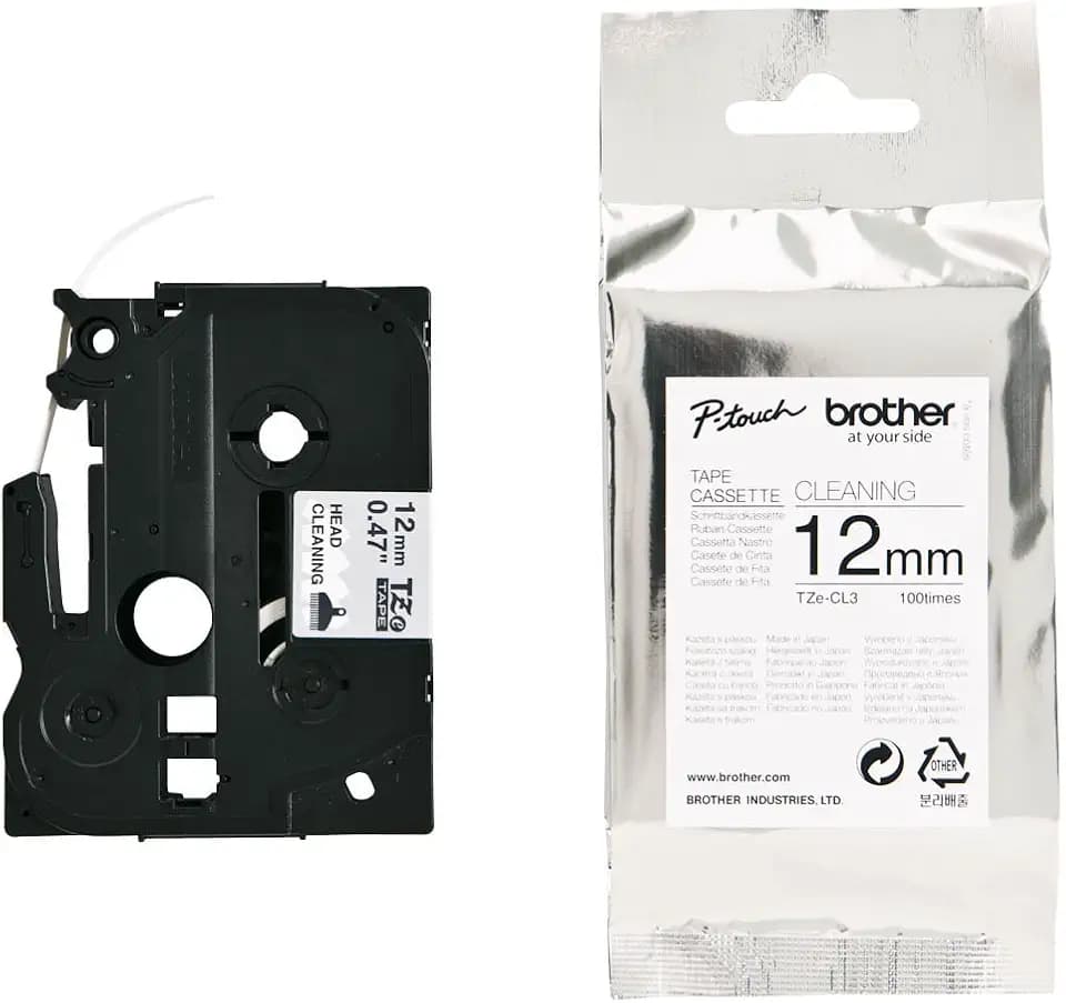 Brother TZECL3 Reinigungsband 100 Cleanings, 12 mm
