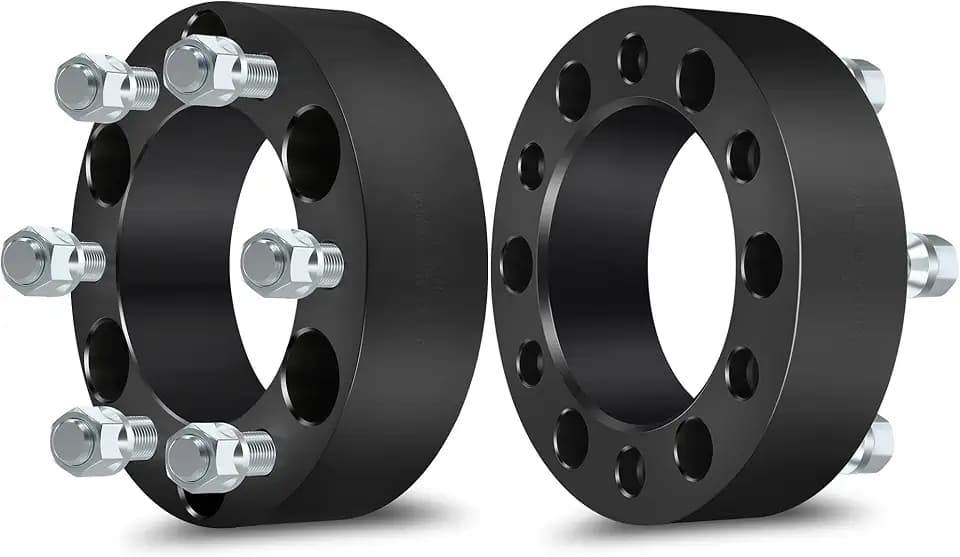 SCITOO 2Pcs 2 inch Wheel Spacers 6x5.5 to 6x5.5 14x1.5 Studs Bore 108mm