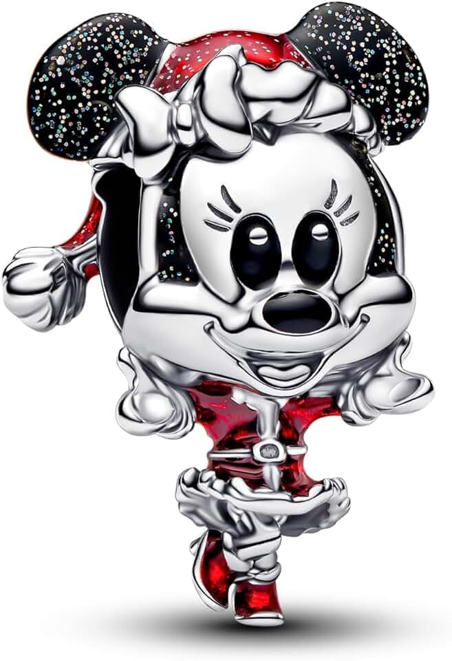 PANDORA Disney Minnie Maus Weihnachten Charm 794218C01 Charm Anhänger