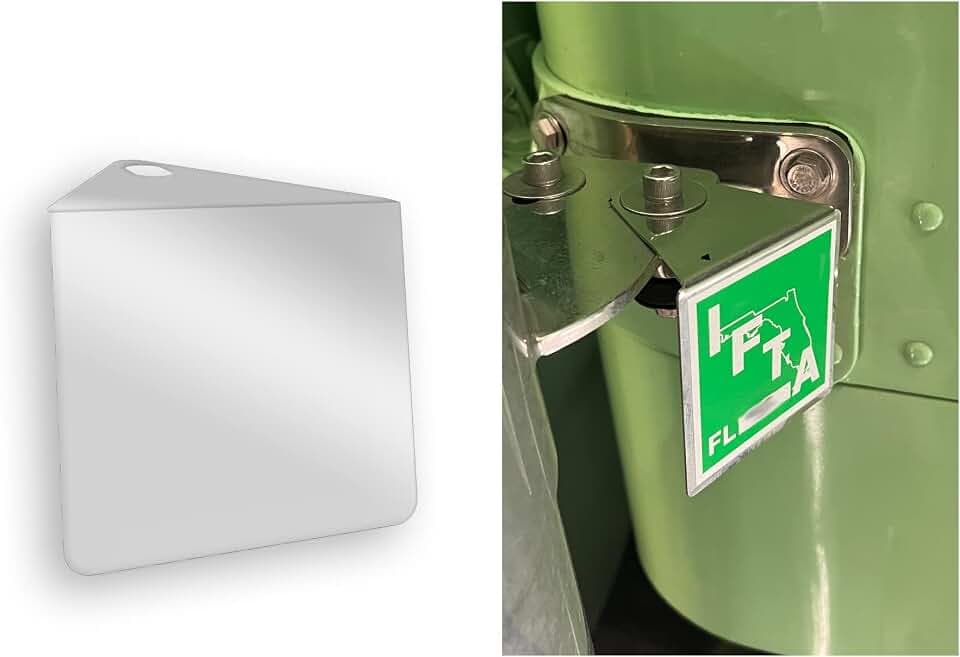 IFTA Uper Mount Universal Stainless Steel Floridas Finest Customs Works, Fits All Semi-Truck Brands Aftermarket Replacement Part (Not OEM), Made In USA peterbilt kenworth