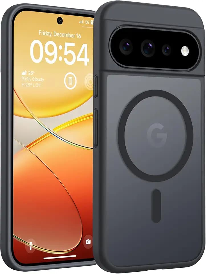 TOCOL für Google Pixel 11 Pro XL Hülle, Kompatibel mit MagSafe, Schwarz