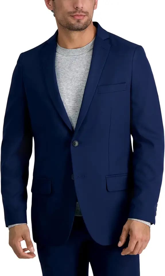 Haggar Men's Active Series Stretch Slim Fit Suit Separates – Pants & Jackets