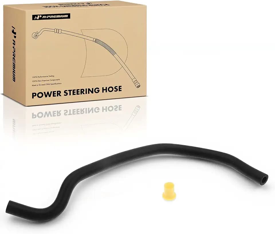 A-Premium Power Steering Return Hose Line Assembly, Pipe To Reservoir