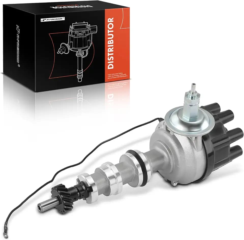 A-Premium Ignition Distributor with Cap and Rotor, 1 Ring