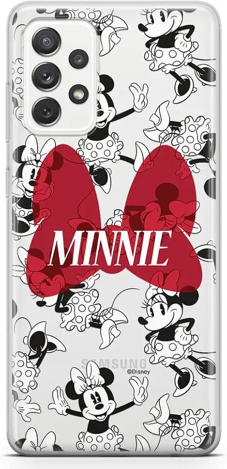 ERT GROUP Handyhülle für Samsung A52 5G / A52 LTE 4G / A52S 5G Original und offiziell Lizenziertes Disney Muster Minnie 048 optimal an die Form des Handy angepasst, teilweise transparent