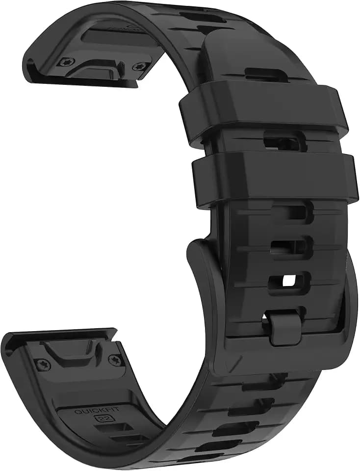 22mm watch band for garmin fenix 5 6 7 pro Sapphire Solar Forerunner 965 955 935 745 epix Pro Gen 2 47mm only soft silicone quick fit 22 watch bands replacement for men women