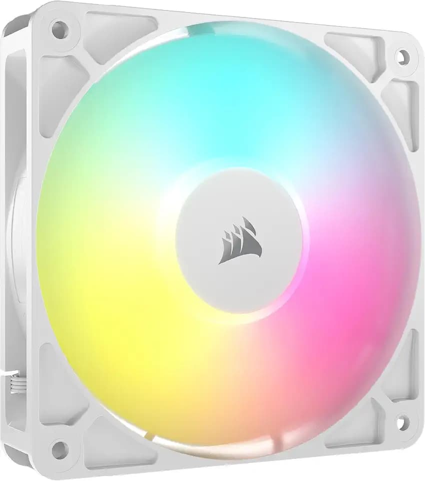 Ventola Argb Da 120 Mm - Corsair - Rs120 - Bianco - Raffreddamento Ad Alte Prestazioni Ed Effetti Di Luce Argb