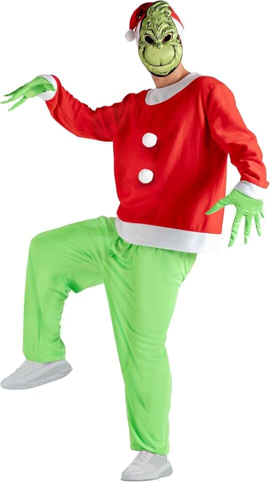 Grinch Unisex-Kostüm für Erwachsene (Größe XL)