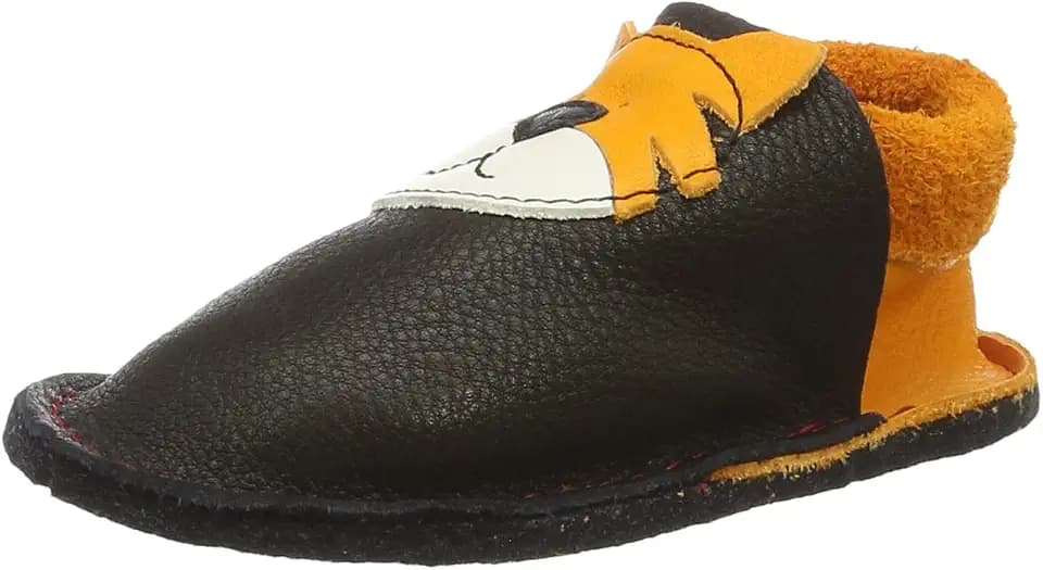 Pololo Jungen Kiga Tiger Krabbelschuhe