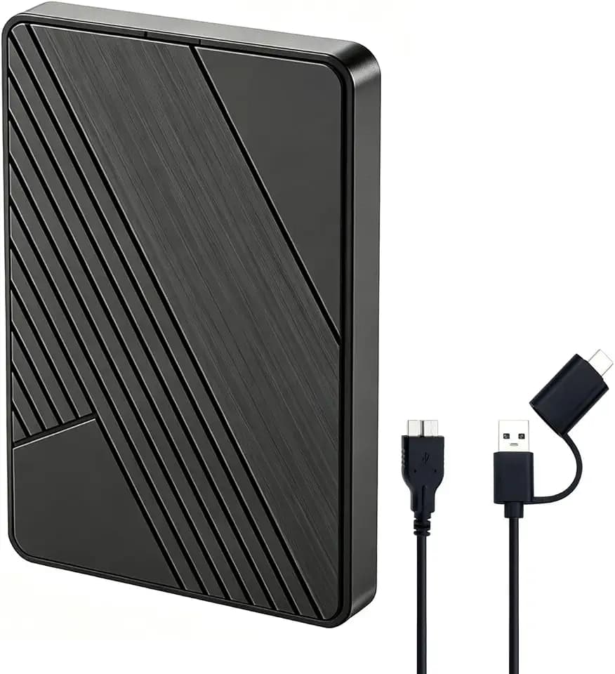 HWAYO 750GB Ultra Slim Portable External Hard Drive USB 3.0-HDD