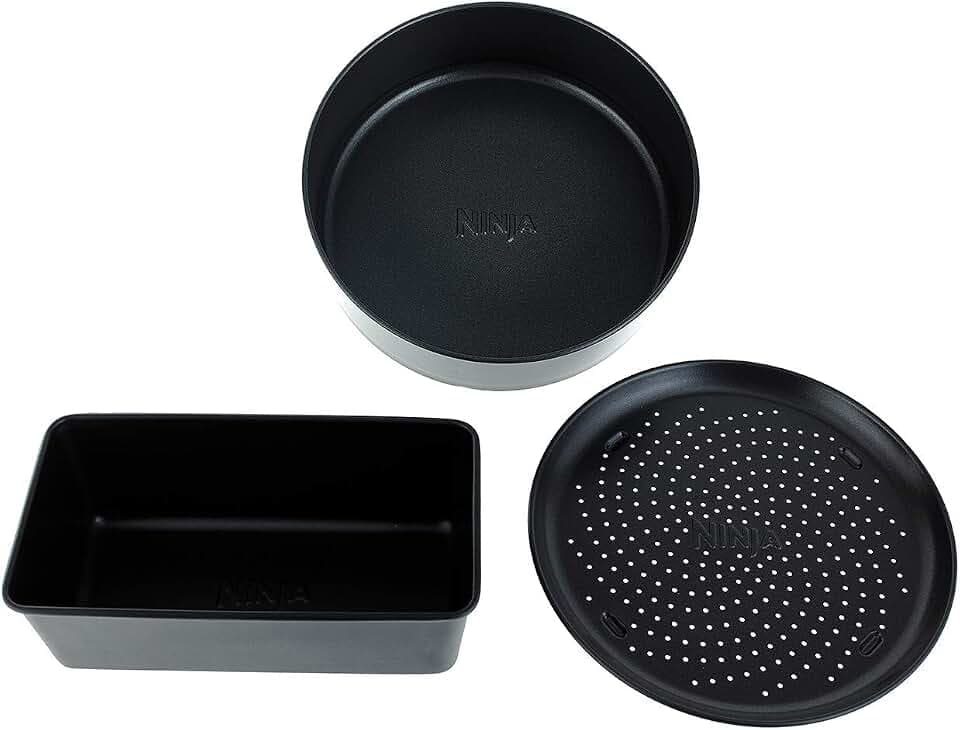 Ninja 4380J300EUUK Foodi 3-teiliges antihaftbeschichtetes Backformen-Set
