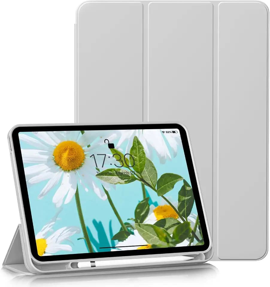 Hülle für iPad 11. Generation A16 2025/iPad 10. Gen 2022, Grau
