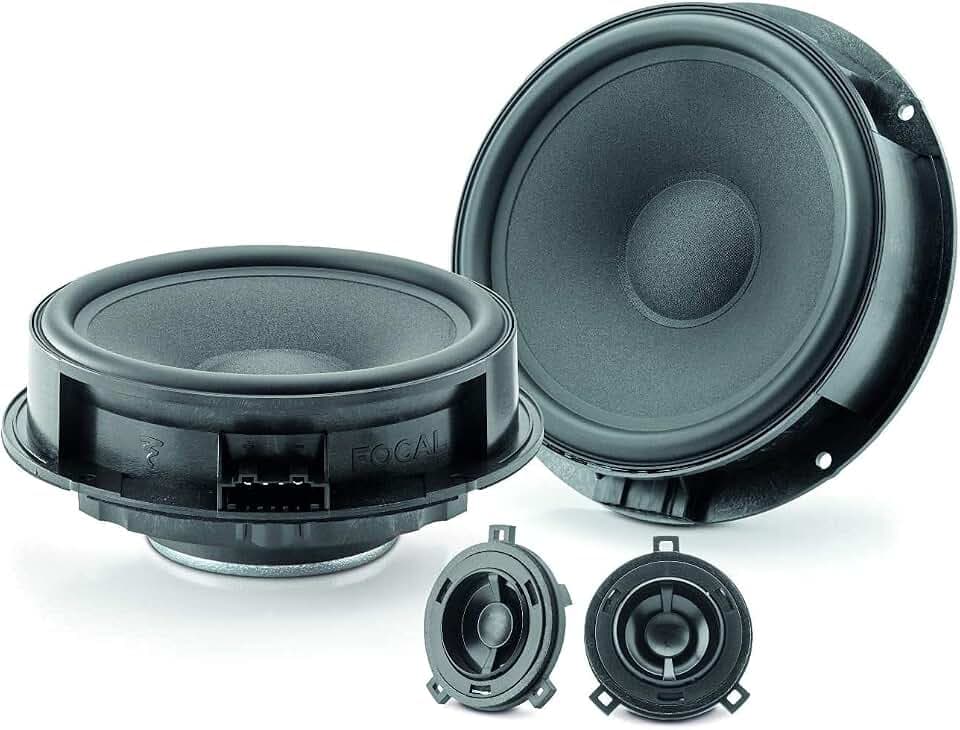 Focal ISVW165 Inside 16,5 cm 2-Wege Compo Lautsprecher Kompatibel für Audi, Seat, Skoda, Volkswagen VW