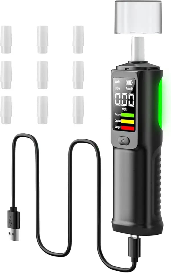 Alkoholtester USB-C, Digitales Promillemessgerät