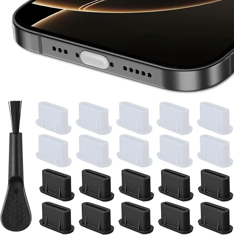 USB C Dust Plug, Type-C Charging Port Cover Silicone USB C Plug Cover