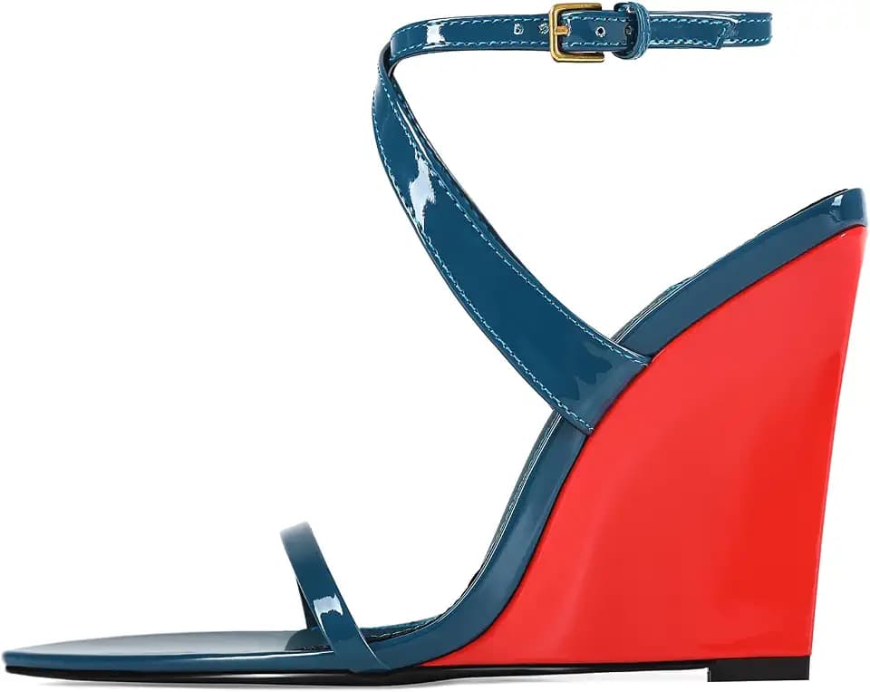 Strappy Wedge Sandals for Women