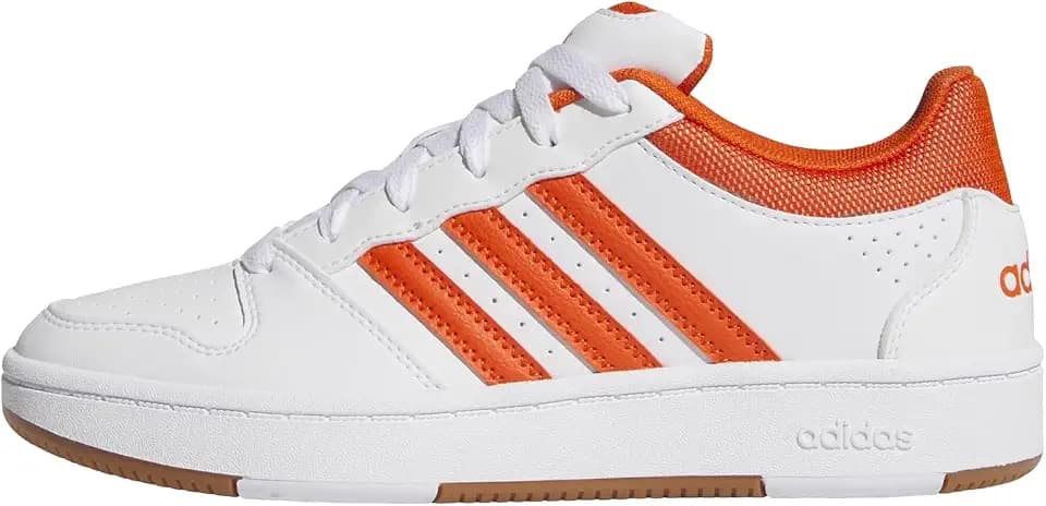 adidas Womens Hoops Classic Sneakers Shoes Casual - White