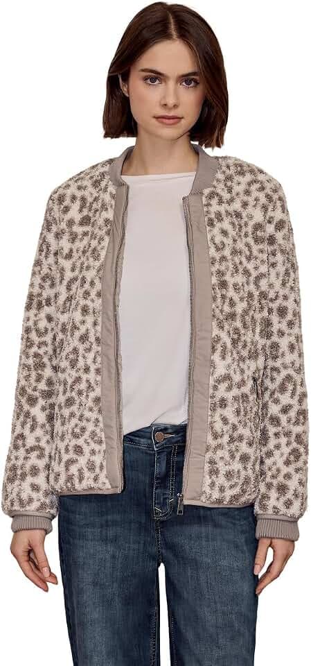Street One Studio Damen Blouson mit Leomuster