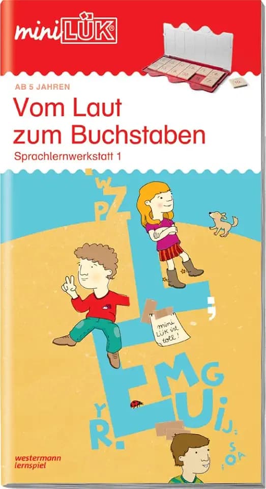 miniLÜK: Vom Laut zum Buchstaben: Sprachlernwerkstatt 1 - Vorübungen zum Lesenlernen für Kinder von 5 - 7 Jahren (Cover Bild kann abweichen)