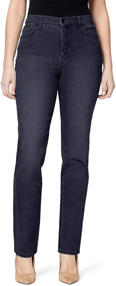 Gloria Vanderbilt Womens Amanda Classic High Rise Tapered Jean Petite
