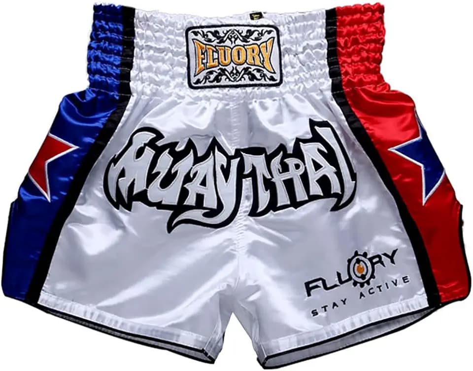 FLUORY Muay Thai Fight Shorts,MMA Shorts Clothing Training Cage Fighting Grappling Martial Arts Kick Boxing Short Clothing