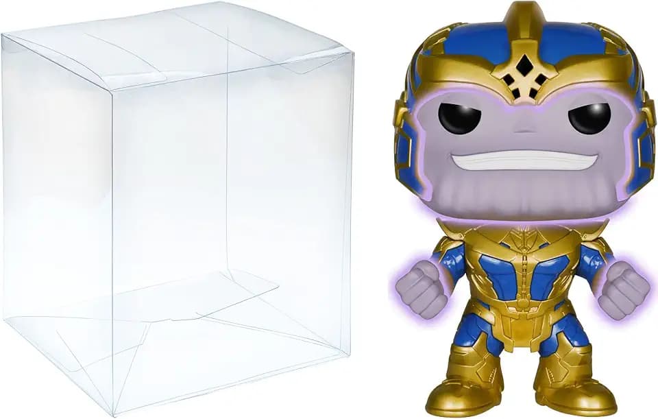 Funko Thano s (EE Exc): P o p ! Vinyl Figurine Bundle with 1 Compatible Protector (078-05739 - B)