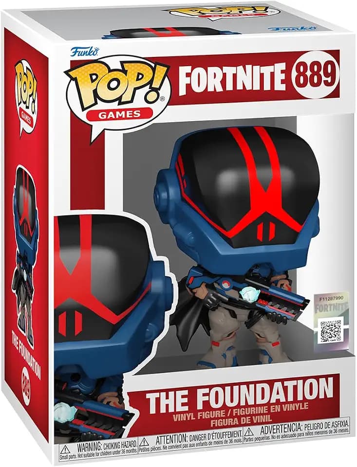 Funko POP! Games: Fortnite - The Foundation - Vinyl-Sammelfigur - Geschenkidee - Offizielle Handelswaren - Spielzeug Für Kinder Und Erwachsene - Video Games Fans - Modellfigur Für Sammler Und Display