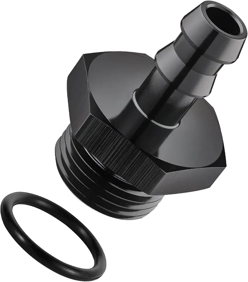 EVIL ENERGY 10AN ORB Male to 3/8" Barb Straight Fitting Adapter