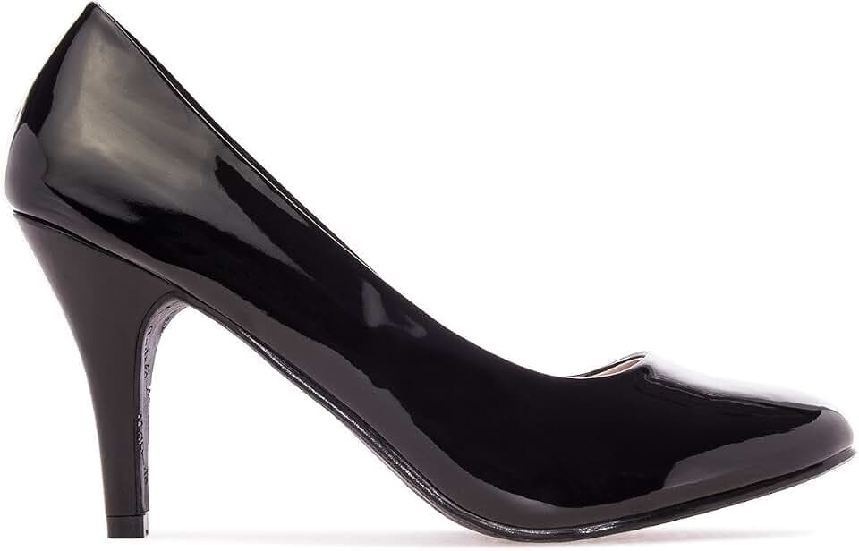 Andrés Machado – Business Pumps für Damen und Junge Frauen mit Absatz - AM422 – Elegante High-Heels/Hohe Damenschuhe aus strapazierfähigem Lederimitat – Größen von EU 32 bis 46
