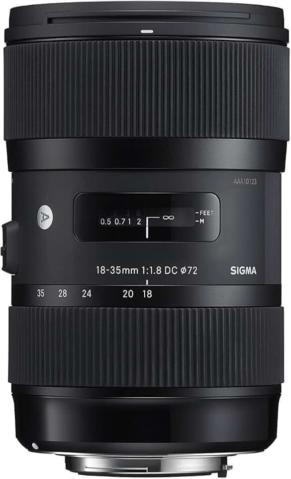 Sigma 18-35mm F1.8 Art DC HSM Lens for Canon, Black (210101)