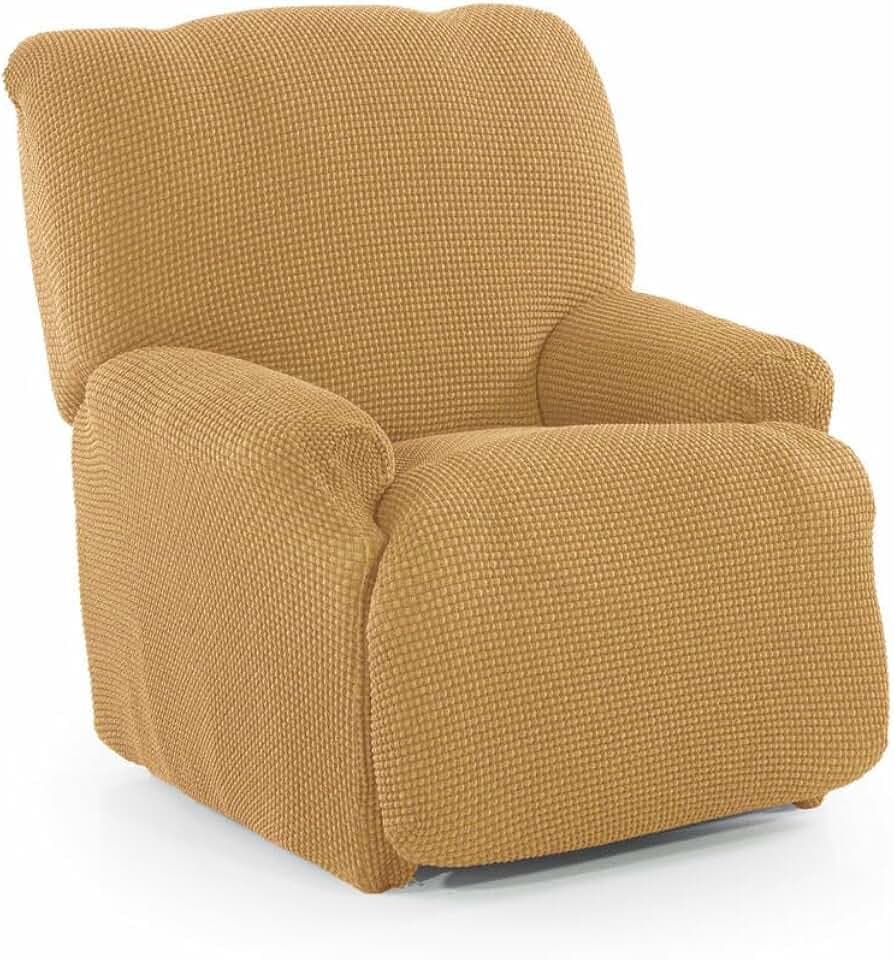 SOFASKINS Sofabezug für Relaxsessel, super elastisch, Sofabezug, atmungsaktiv und langlebig, einfach anzubringen, Größe 70-90 cm, Gelb