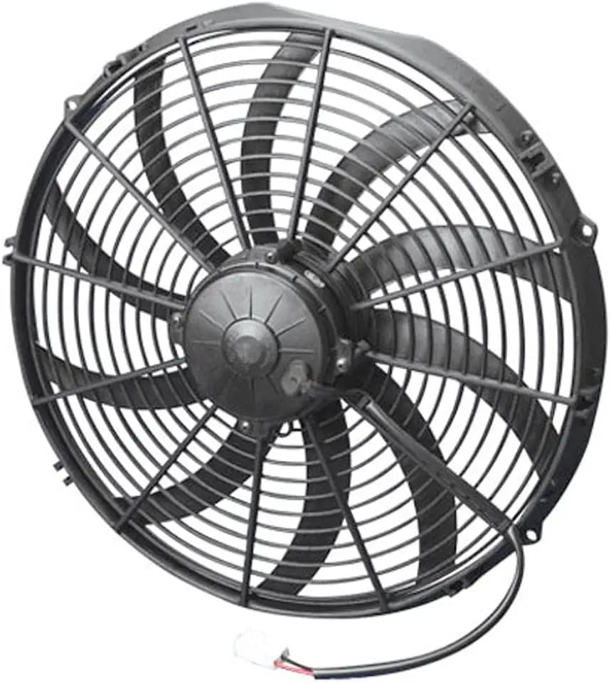 Spal 30102049 16" Curved Blade Performance Fan , Black